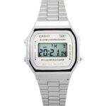 Casio Vintage Digital Stainless Steel Bracelet Quartz A168WA-8 Unisex Watch