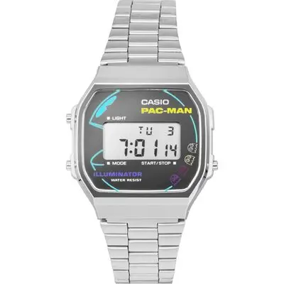 Casio Vintage Digital PAC-MAN Collaboration Quartz A168WEPC-7A Unisex Watch
