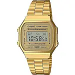 Casio Digital Alarm Chrono Stainless Steel A168WG-9WDF A168WG-9W Unisex Watch