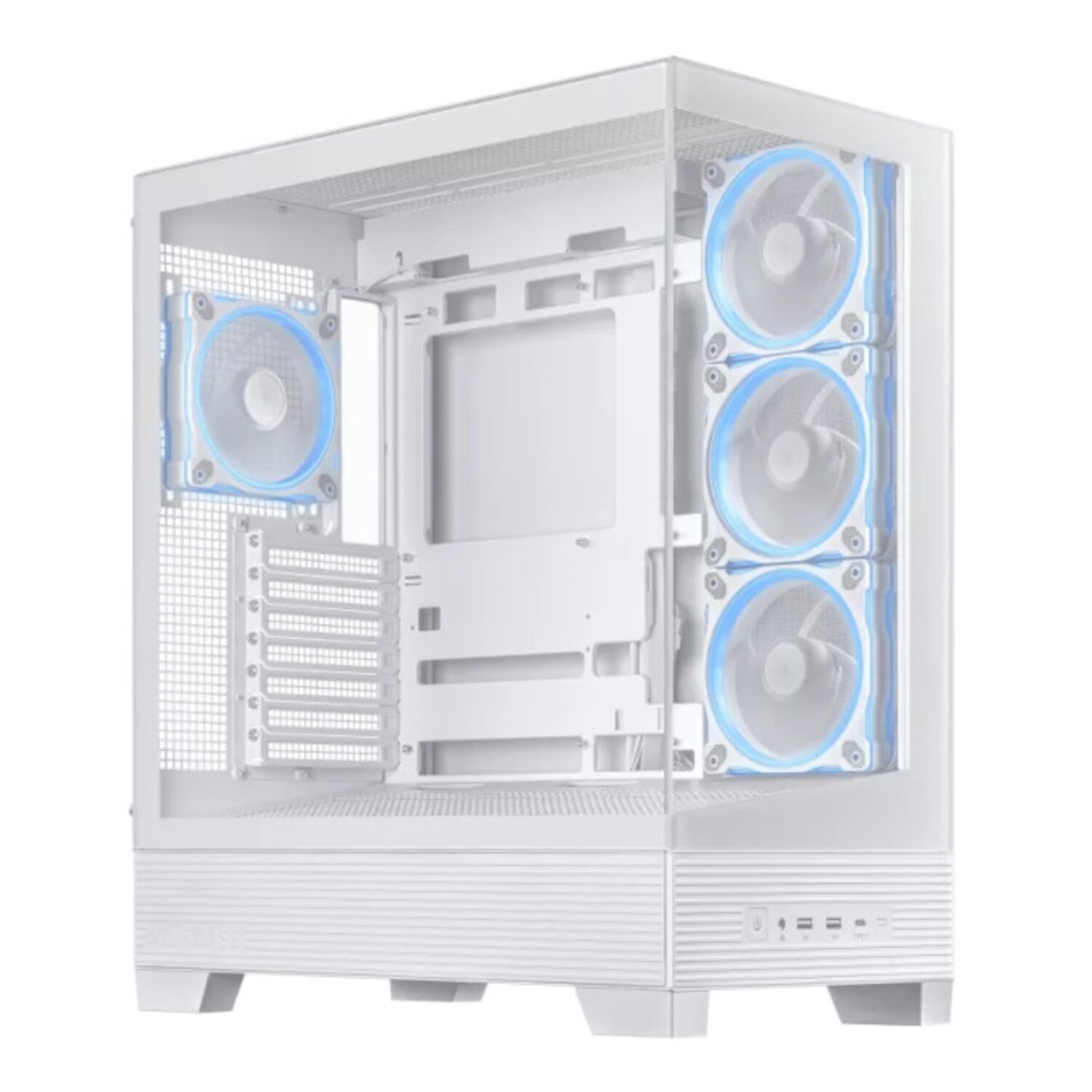 Asus A31 PLUS Mid Tower ATX Chassis - White 2 Asus A31 PLUS Mid Tower ATX Chassis - White - Image 2