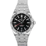 Breitling Chronomat GMT Stainless Steel Black Dial Automatic Diver's A32398101B1A1 200M Men's Watch