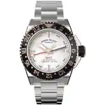 Armand Nicolet Tramelan JS9-41 Silver Dial Black Ceramic Bezel Diver's Automatic A487ASN-AS-MA2481AA 300M Men's Watch