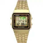 Casio Digital Stainless Steel World Time A500WGA-1DF A500WGA-1 Men's Watch