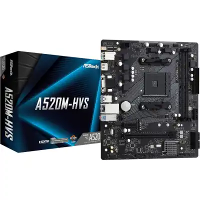 ASRock A520M-HVS AMD AM4 M-ATX Motherboard
