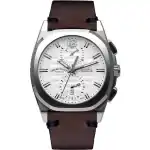 Armand Nicolet Tramelan J09 Chronograph Silver Dial Automatic A668AAA-AG-PK4140TM Calf Leather Strap Men's Watch
