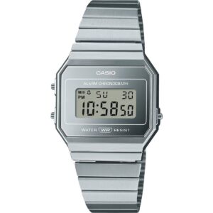 Casio Vintage Digital Stainless Steel Silver Dial Quartz A700WEV-7A Unisex Watch
