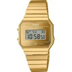Casio Vintage Digital Gold Stainless Steel Quartz A700WEVG-9A Unisex Watch