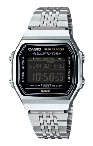 Casio Vintage Digital Smartphone Link Stainless Steel Quartz ABL-100WE-1B Unisex Watch
