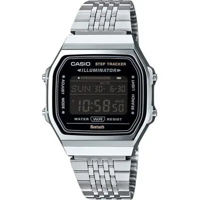 Casio Vintage Digital Smartphone Link Stainless Steel Quartz ABL-100WE-1B Unisex Watch