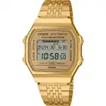 Casio Vintage Digital Smartphone Link Gold Tone Stainless Steel Quartz ABL-100WEG-9A Unisex Watch