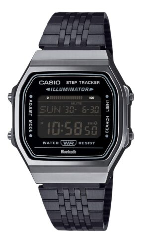 Casio Vintage Digital Smartphone Link Stainless Steel Quartz ABL-100WEGG-1B Unisex Watch