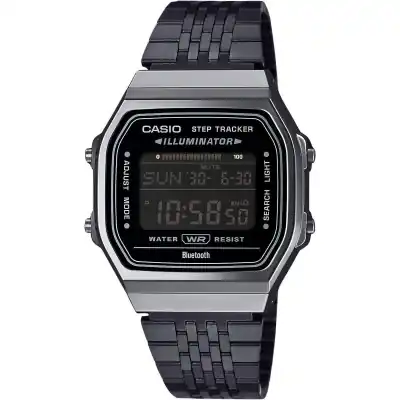 Casio Vintage Digital Smartphone Link Stainless Steel Quartz ABL-100WEGG-1B Unisex Watch