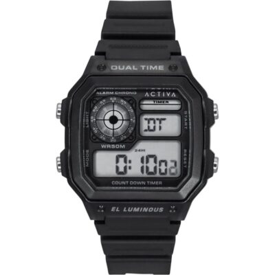 Invicta Activa Digital Polyurethane Strap Black Dial Quartz ACW1299-001 Men's Watch
