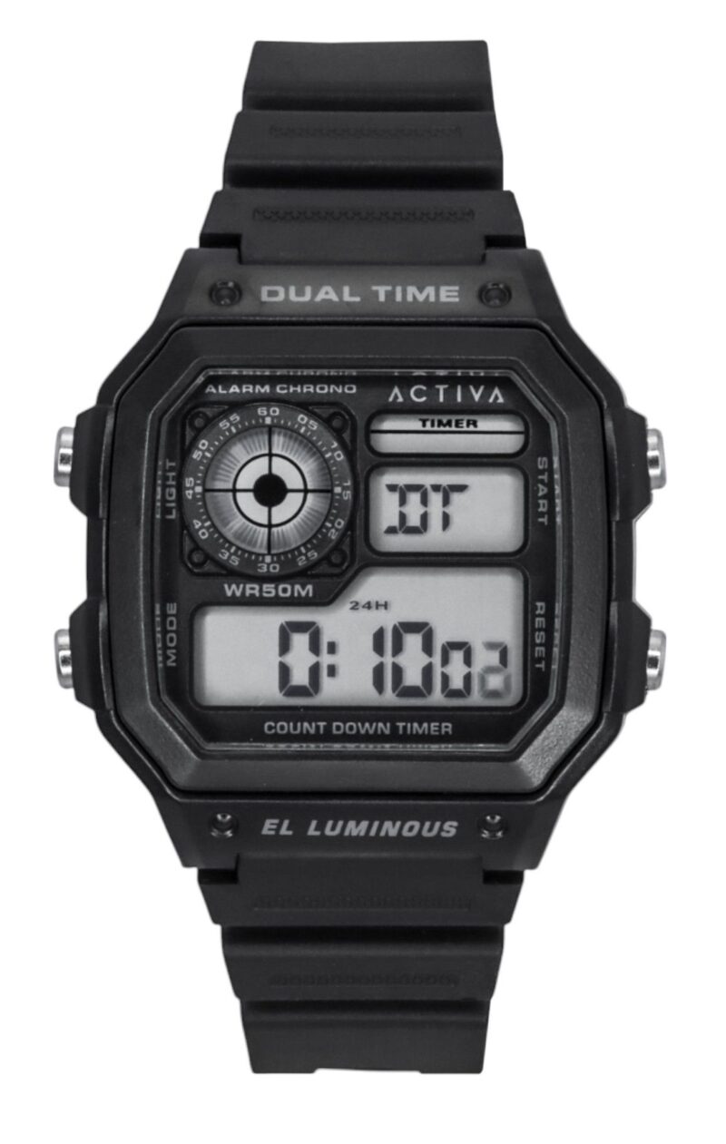 Invicta Activa Digital Polyurethane Strap Black Dial Quartz ACW1299-001 Men's Watch