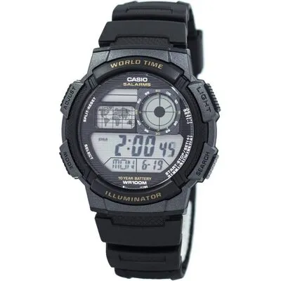 Casio Youth Digital World Time AE-1000W-1AV AE1000W-1AV Men's Watch