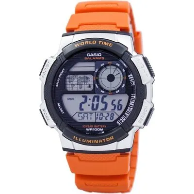 Casio Youth Series Illuminator World Time Alarm AE-1000W-4BV AE1000W-4BV Men's Watch