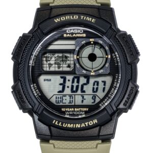 Casio Standard Digital Resin Strap Quartz AE-1000W-5AV 100M Men's Watch