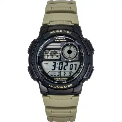 Casio Standard Digital Resin Strap Quartz AE-1000W-5AV 100M Men's Watch