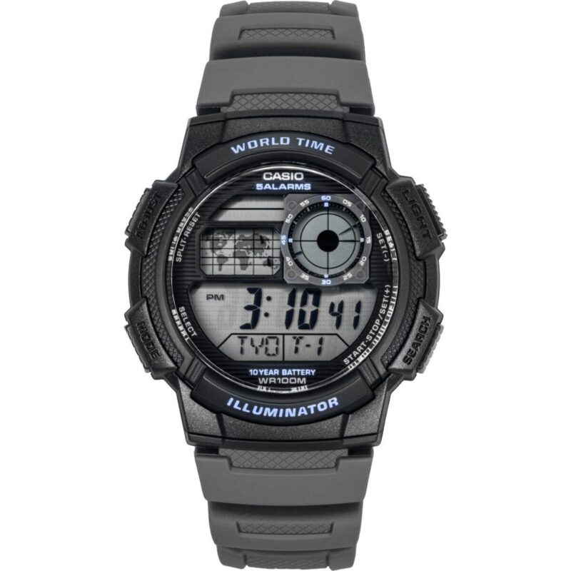 Casio Standard Digital Resin Strap Quartz AE-1000W-8AV 100M Men's Watch Casio Standard Digital Resin Strap Quartz AE-1000W-8AV 100M Men's Watch