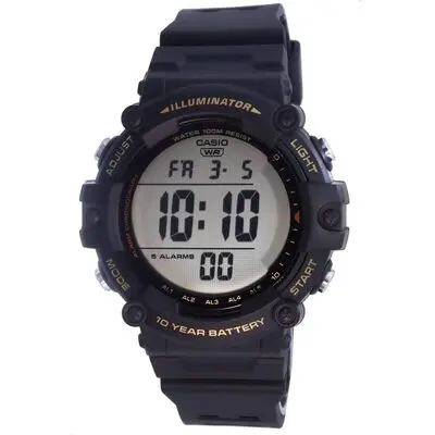 Casio Digital Resin Quartz AE-1500WHX-1A AE1500WHX-1 100M Men's Watch