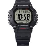 Casio Digital Resin Strap Quartz AE-1600H-1AV 100M Men's Watch