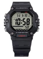 Casio Digital Resin Strap Quartz AE-1600H-1AV 100M Men's Watch