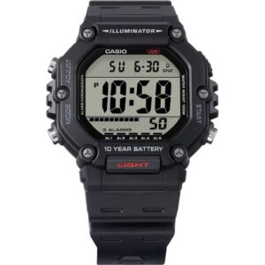 Casio Digital Resin Strap Quartz AE-1600H-1AV 100M Men's Watch