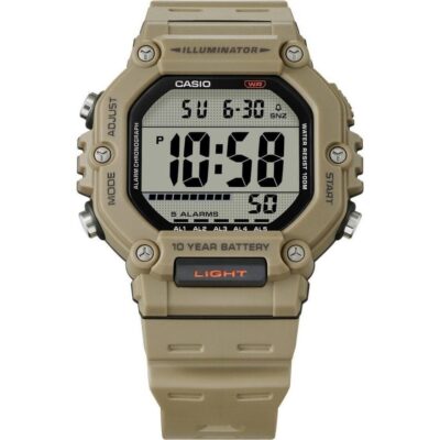Casio Digital Resin Strap Quartz AE-1600H-5AV 100M Men's Watch