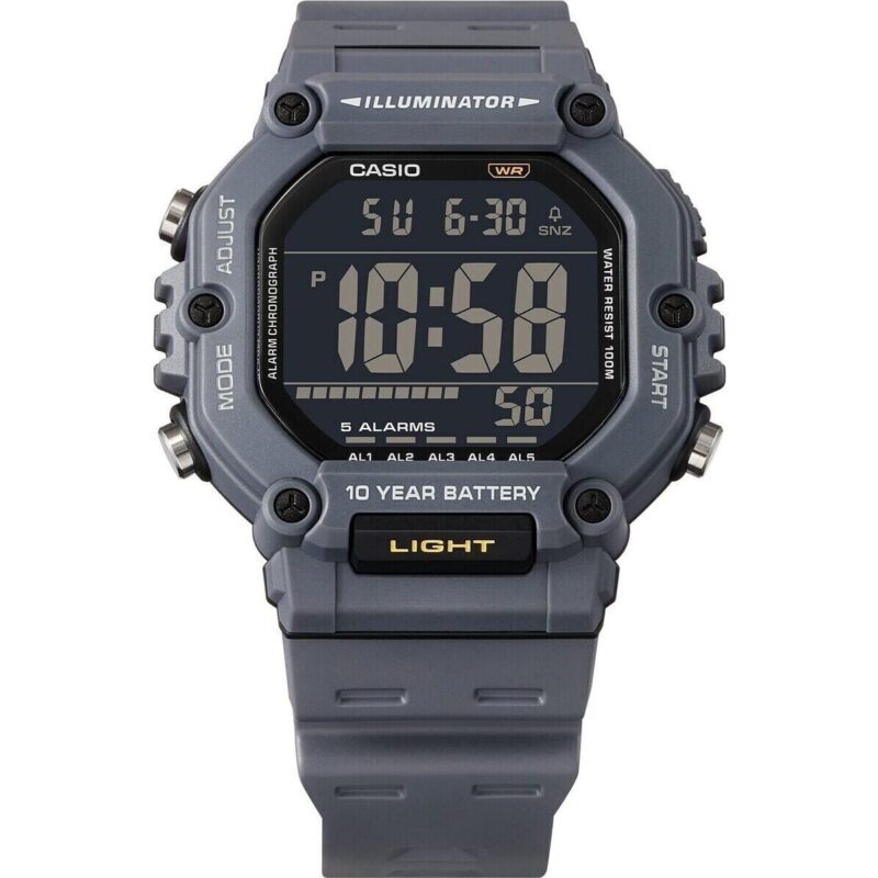 Casio Digital Resin Strap Quartz AE-1600H-8BV 100M Men's Watch