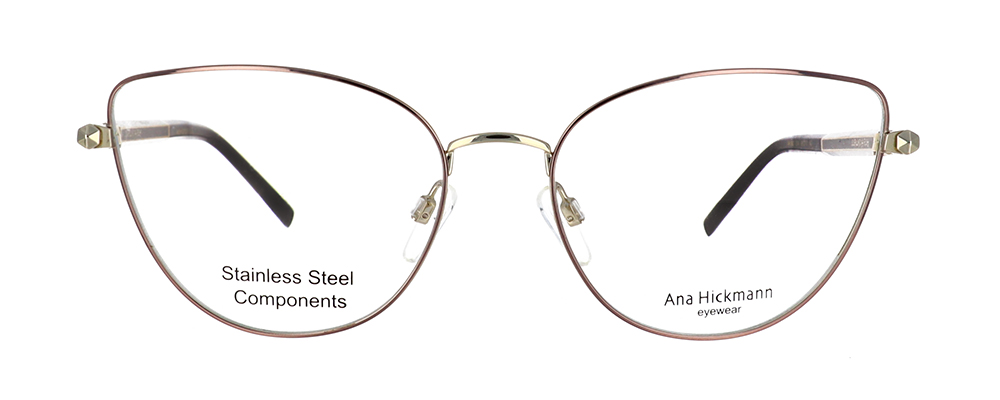 Ana Hickman Women's Eyeglasses (AH1390-01A-56) 2 Ana Hickman Women's Eyeglasses (AH1390-01A-56) - Image 2
