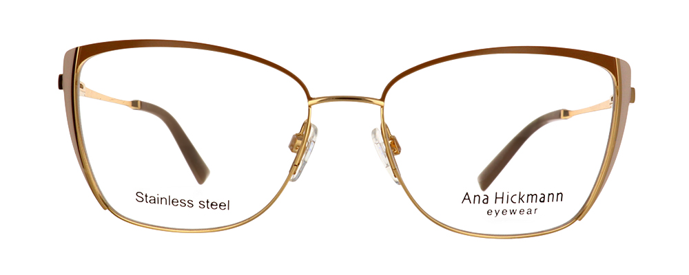 Ana Hickman Women's Eyeglasses (AH1400-01A-55) 2 Ana Hickman Women's Eyeglasses (AH1400-01A-55) - Image 2