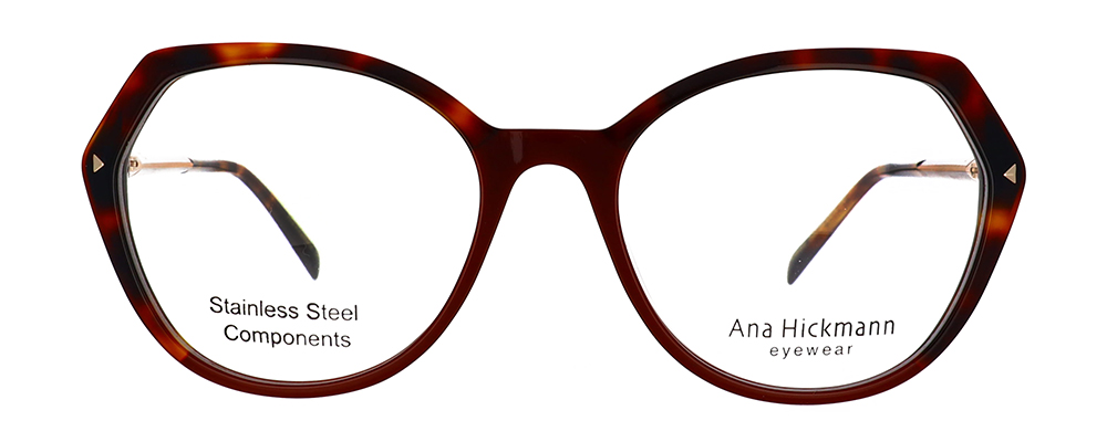 Ana Hickman Women's Eyeglasses (AH6433-P02-54) 2 Ana Hickman Women's Eyeglasses (AH6433-P02-54) - Image 2