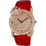 Adee Kaye Royale Collection Crystal Accents Rose Gold Austrian Stone Dial Quartz AK2000-LRG Women's Watch