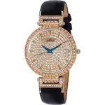 Adee Kaye Embellish Collection Crystal Accents Pave Dial Quartz AK2529-MRG Women's Watch