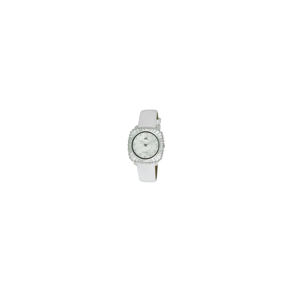 Adee Kaye Liberty - G2 Collection Crystal Accents Mother Of Pearl Dial Quartz AK2722-S Women's Watch