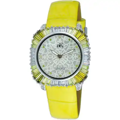 Adee Kaye Liberty - G2 Collection Crystal Accents Mother Of Pearl Dial Quartz AK2722-SGN Women's Watch Adee Kaye Liberty - G2 Collection Crystal Accents Mother Of Pearl Dial Quartz AK2722-SGN Women's Watch