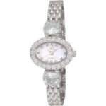 Adee Kaye Fancy Collection Crystal Accents Mother Of Pearl Dial Quartz AK2730-S Women's Watch