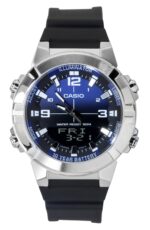 Casio Analog Digital Combination Resin Strap Blue Dial Quartz AMW-870A-2AV Men's Watch