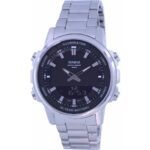 Casio Enticer World Time Telememo Analog Digital AMW-880D-1A AMW880D-1 Men's Watch