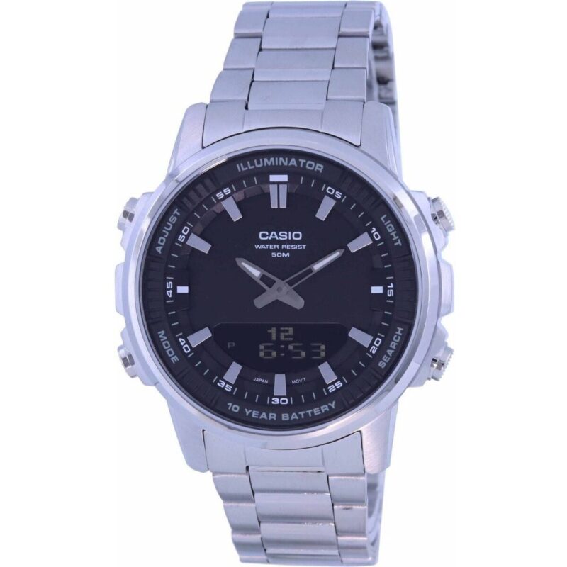 Casio Enticer World Time Telememo Analog Digital AMW-880D-1A AMW880D-1 Men's Watch