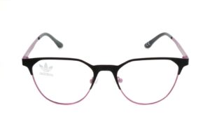 Adidas Unisex Eyeglasses (AOM005O_N BLACK AND LAVANDER)