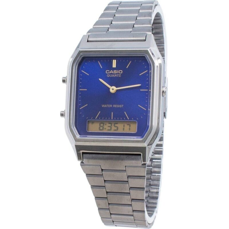 Casio Quartz AQ-230GG-2A Dual Time Unisex Watch