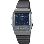 Casio Vintage Analog Digital Dual Time Stainless Steel Bracelet Blue Dial Quartz AQ-800EB-2A Unisex Watch