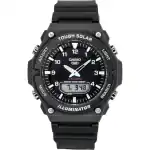 Casio G-shock Analog Digital Resin Strap Black Dial Solar Aq-s820w-1av 100m Men's Watch