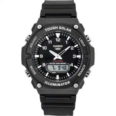 Casio G-shock Analog Digital Resin Strap Black Dial Solar Aq-s820w-1av 100m Men's Watch