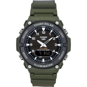 Casio Standard Analog Digital Resin Strap Black Dial Solar AQ-S820W-3BV 100M Men's Watch