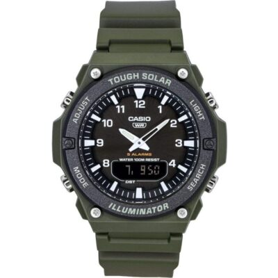 Casio Standard Analog Digital Resin Strap Black Dial Solar AQ-S820W-3BV 100M Men's Watch