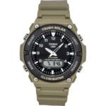Casio Standard Analog Digital Resin Strap Black Dial Solar AQ-S820W-5AV 100M Men's Watch