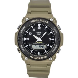 Casio Standard Analog Digital Resin Strap Black Dial Solar AQ-S820W-5AV 100M Men's Watch