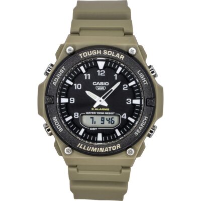 Casio Standard Analog Digital Resin Strap Black Dial Solar AQ-S820W-5AV 100M Men's Watch